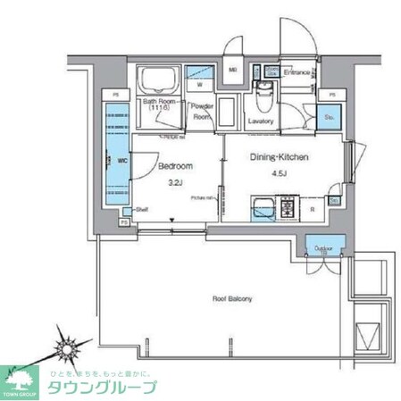 ルフォンプログレ中野坂上の物件間取画像